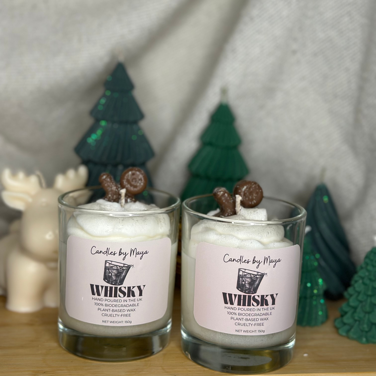 Whisky scented candle 150g