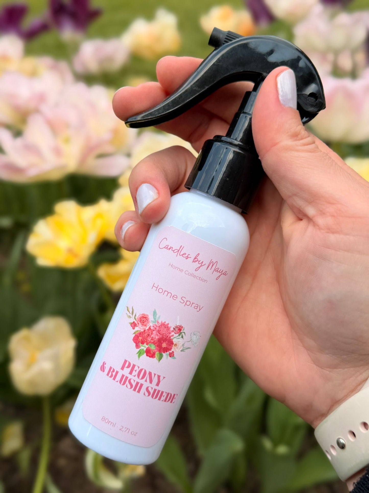 Peony & Blush Suede – Home Spray