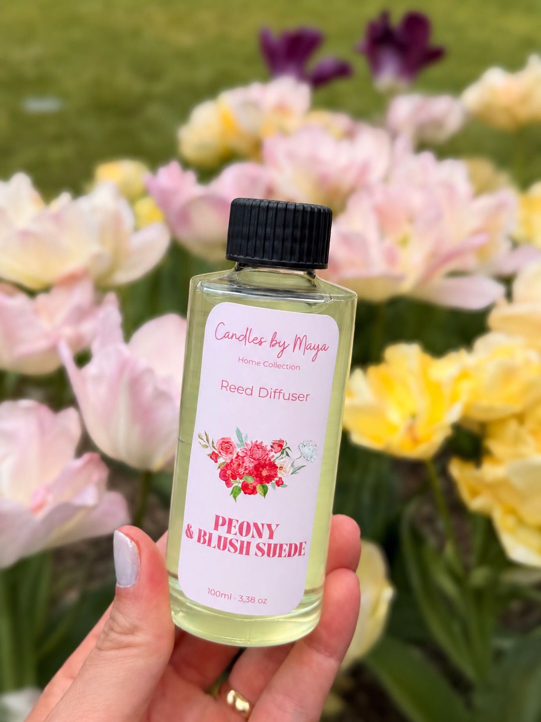 Peony & Blush Suede – Reed Diffuser (100ml)