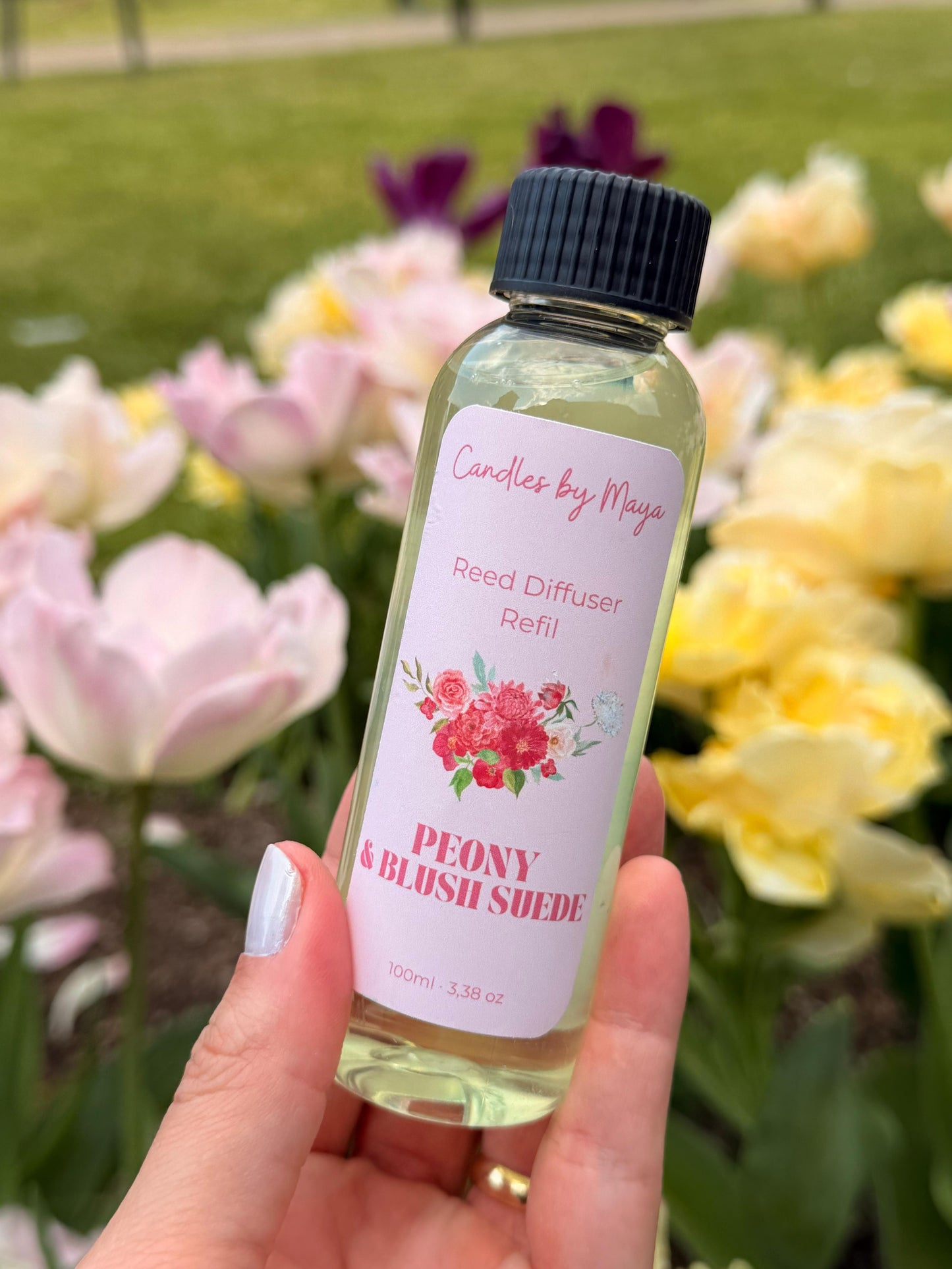 Peony & Blush Suede – Reed Diffuser Refill (100ml)