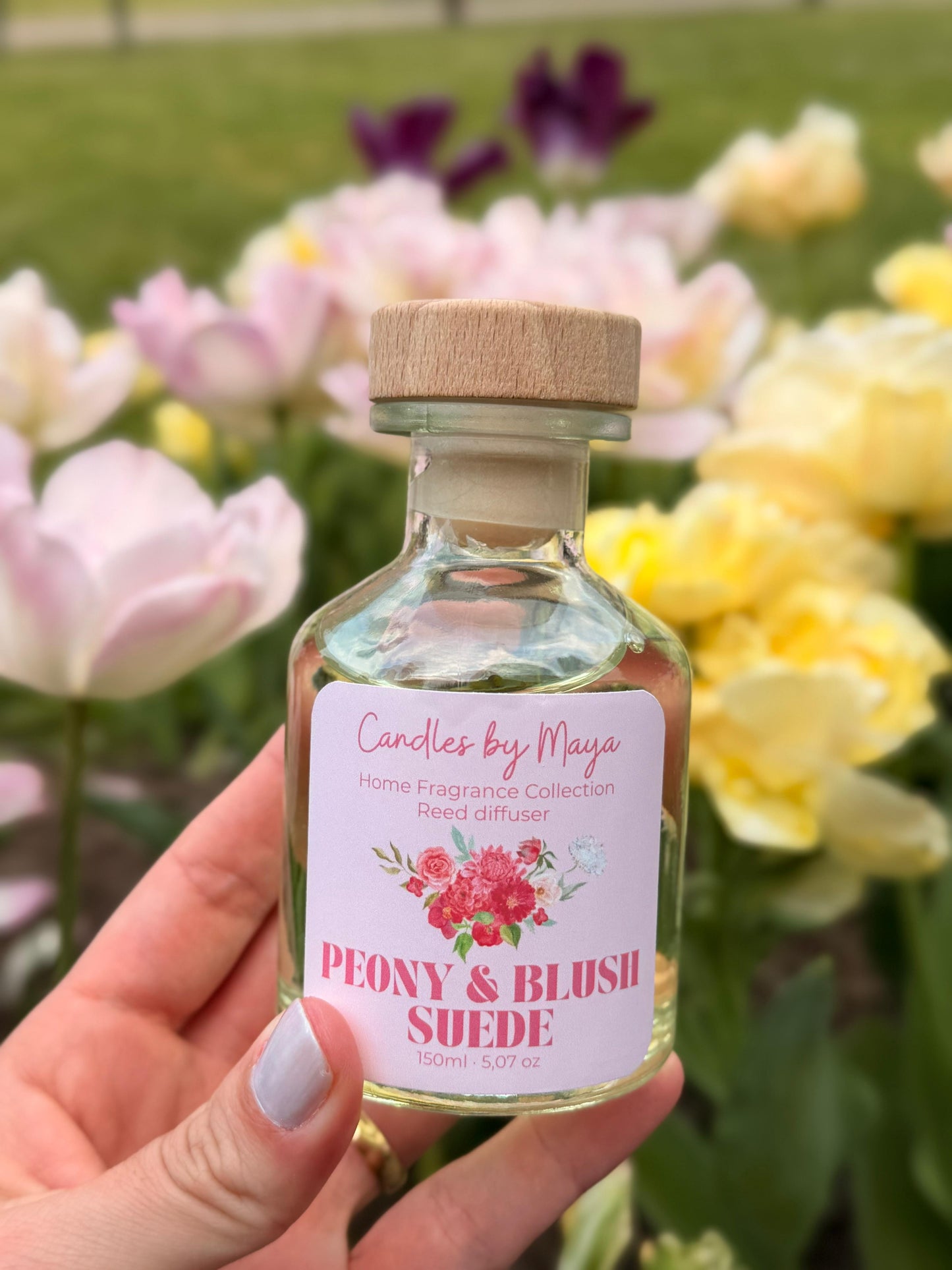Peony & Blush Suede – Reed Diffuser (150ml)