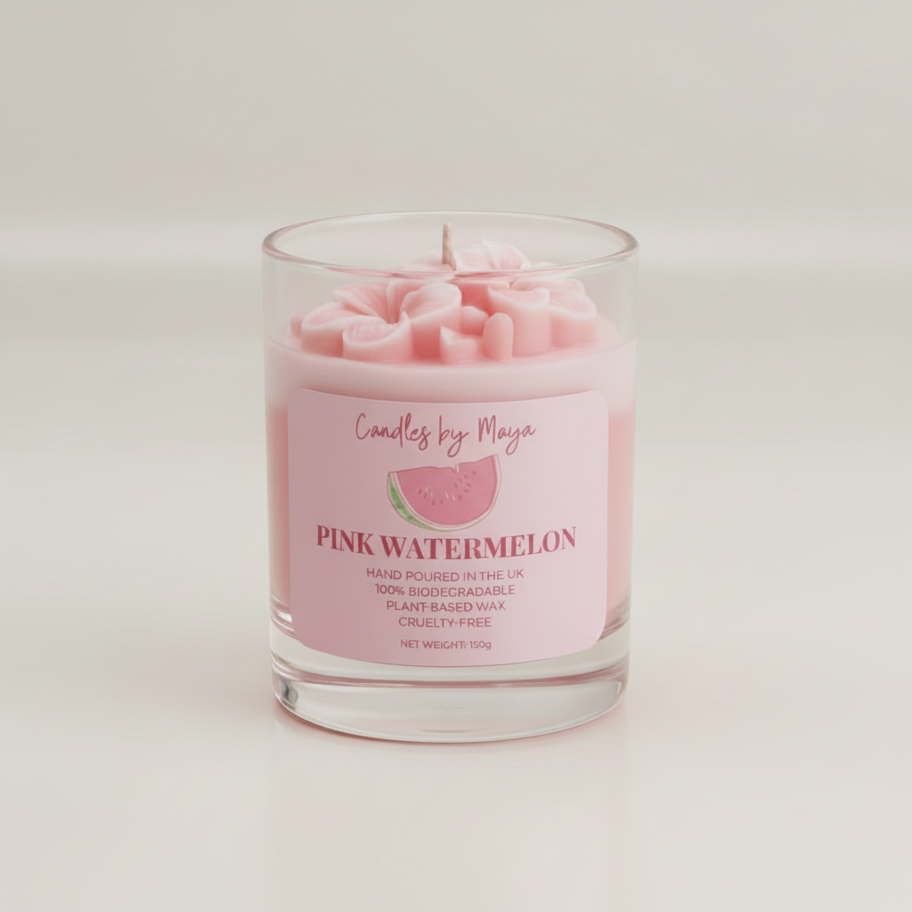 Pink Watermelon Candle - Melhorada